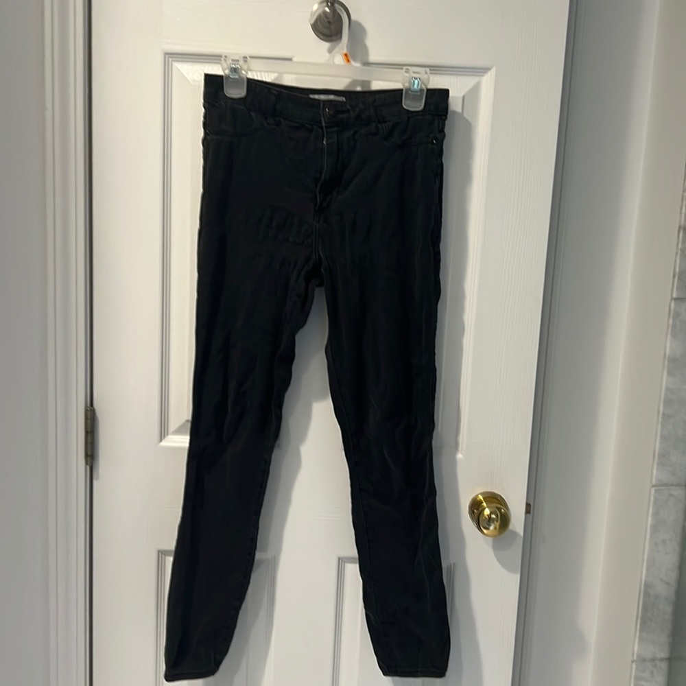 Abercrombie and Fitch Distressed Black Jeans